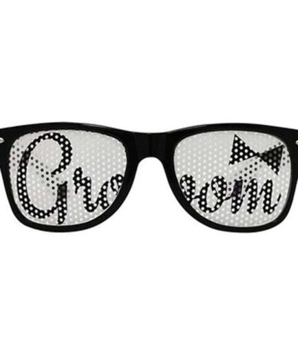 Μαύρα γυαλιά μπάτσελορ Groom