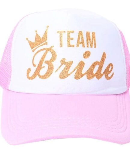 Team Bride Bachelorette καπέλο ροζ