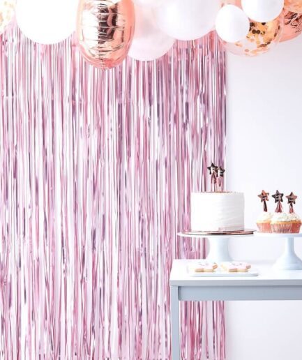 Διακοσμητική κουρτίνα ροζ ματ - Twinkle Twinkle