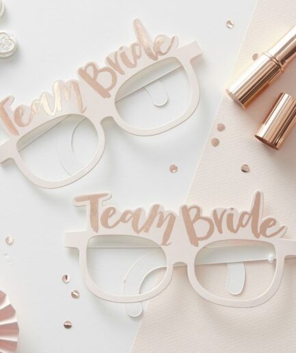 Γυαλιά για το πάρτι της νύφης Team Bride 8τμχ