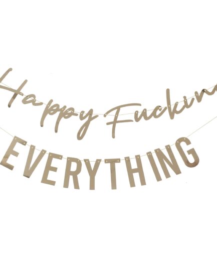 Banner γενεθλίων Happy Fucking Everything